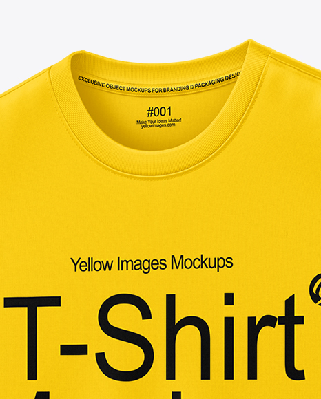 Crew Neck T-Shirt Mockup