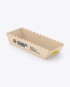 Kraft Paper Food Tray Mockup