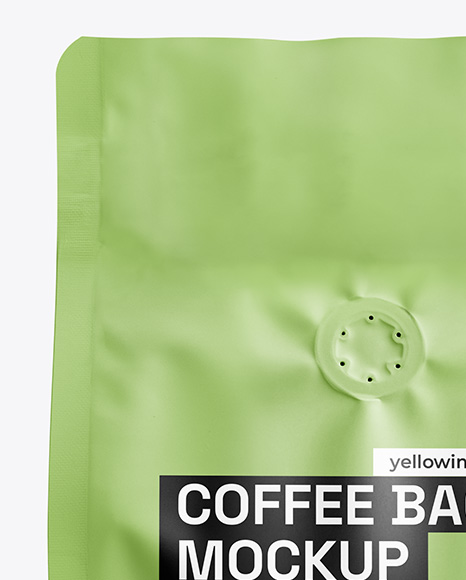 Matte Coffee Bag Mockup