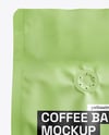 Matte Coffee Bag Mockup