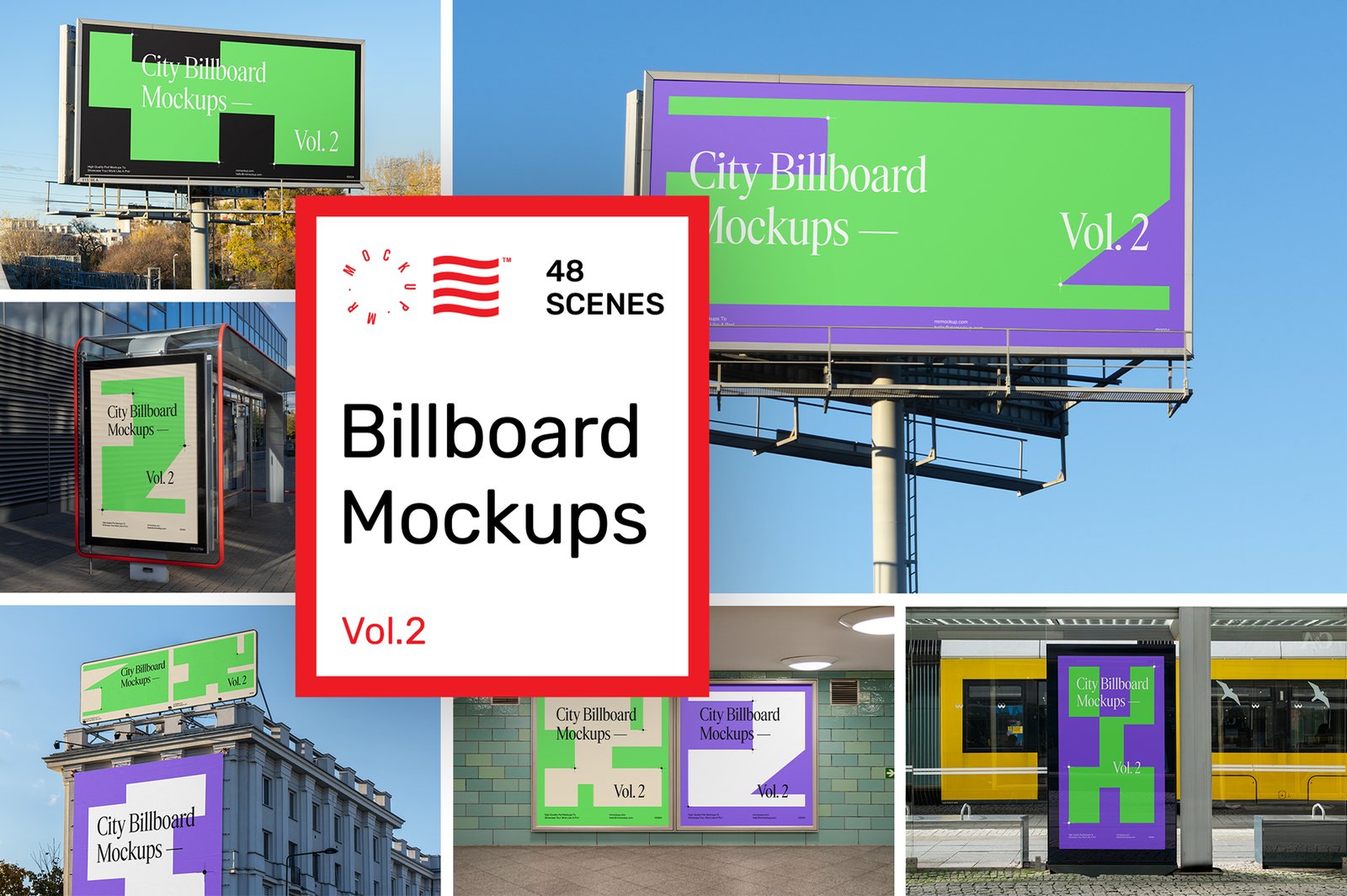 City Billboard Mockups Vol.2