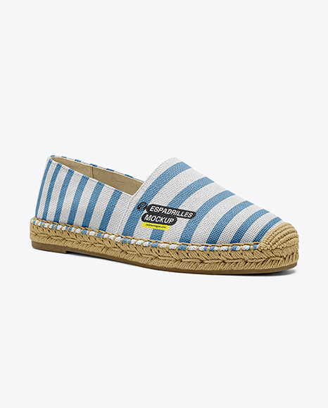 Women's Espadrille Mockup - Canvas mockups