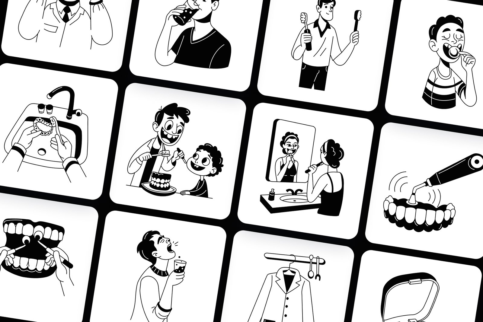 Dentist Drawing Illustration