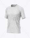 Heather T-Shirt Mockup - Half Side View