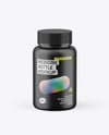 Matte Medicine Pill Bottle Mockup – High-Angle Shot