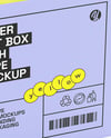 Gift Box With Rope Mockup