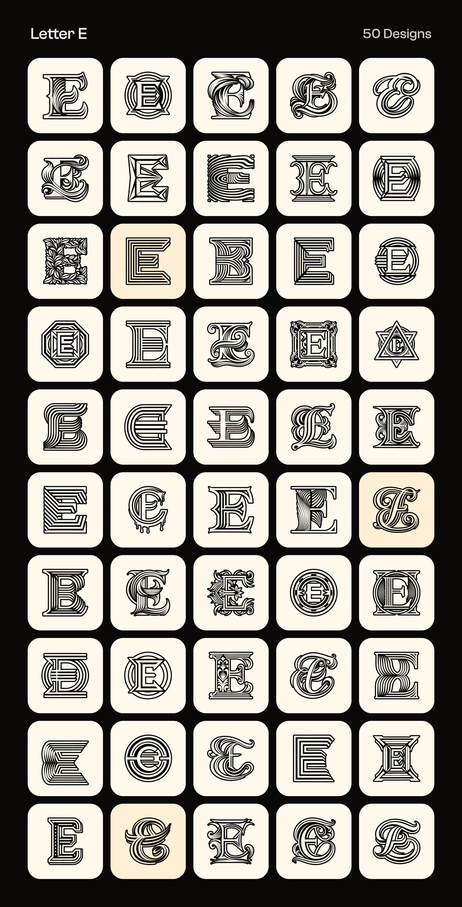 Alphabet Letters Logo Bundle