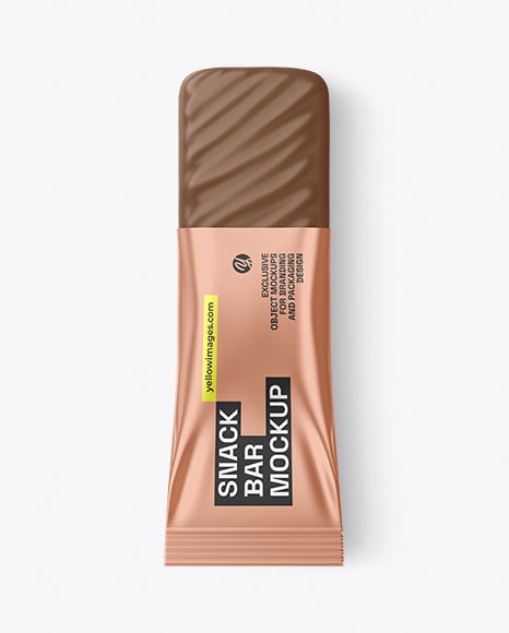 Chocolate Snack Bar Mockup - Packaging mockups
