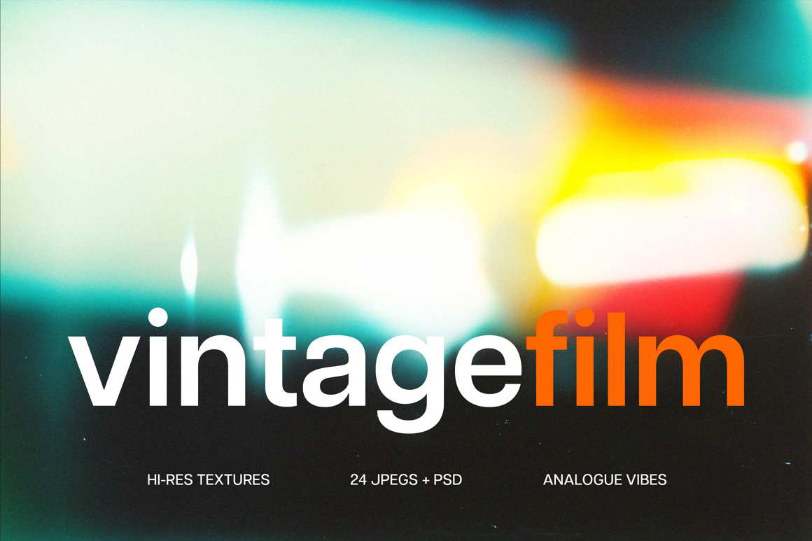 Vintage Film Analogue Overlay Textures