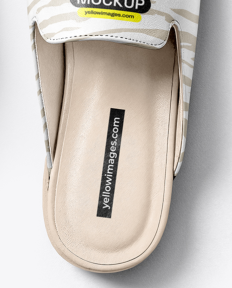 Pair of Mules Shoes Mockup
