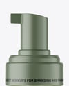 Clear Foam Pump Bottle with Box Mockup