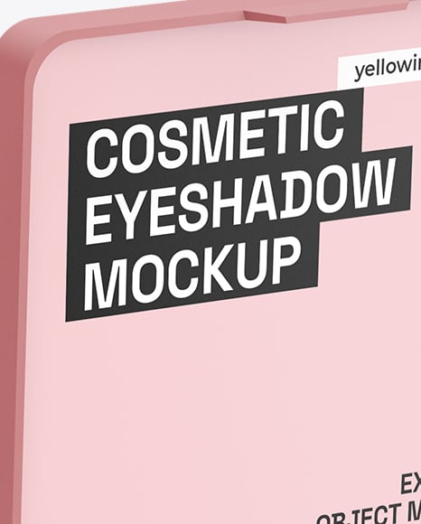 Cosmetic Eyeshadow/Blush Mockup