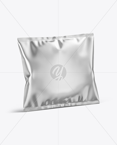 Metallic Snack Package Mockup