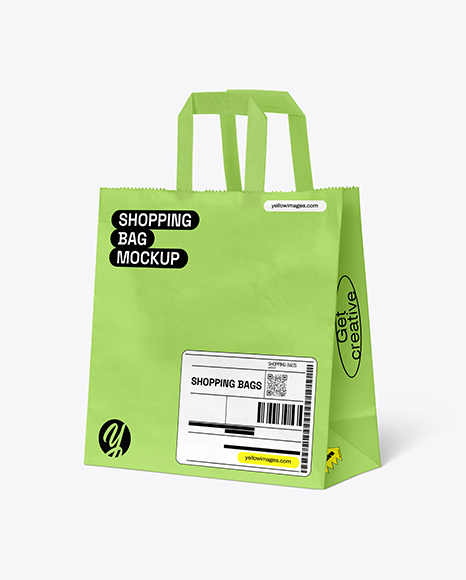 Paper Shopping Bag Mockup - Packaging mockups