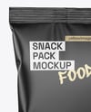 Matte Snack Pack Mockup