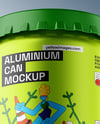 Aluminium Drink Can Mockup