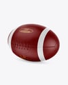 Vintage Leather Rugby Ball Mockup