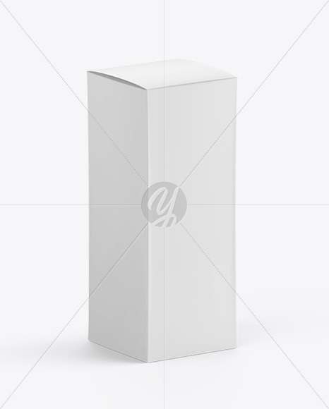 Paper Box Mockup – Half Side View