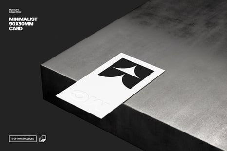 90×50mm Business Card Mockup - Stationery Mockups