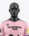 Soccer Full Kit w/ Mannequin Mockup - Front View