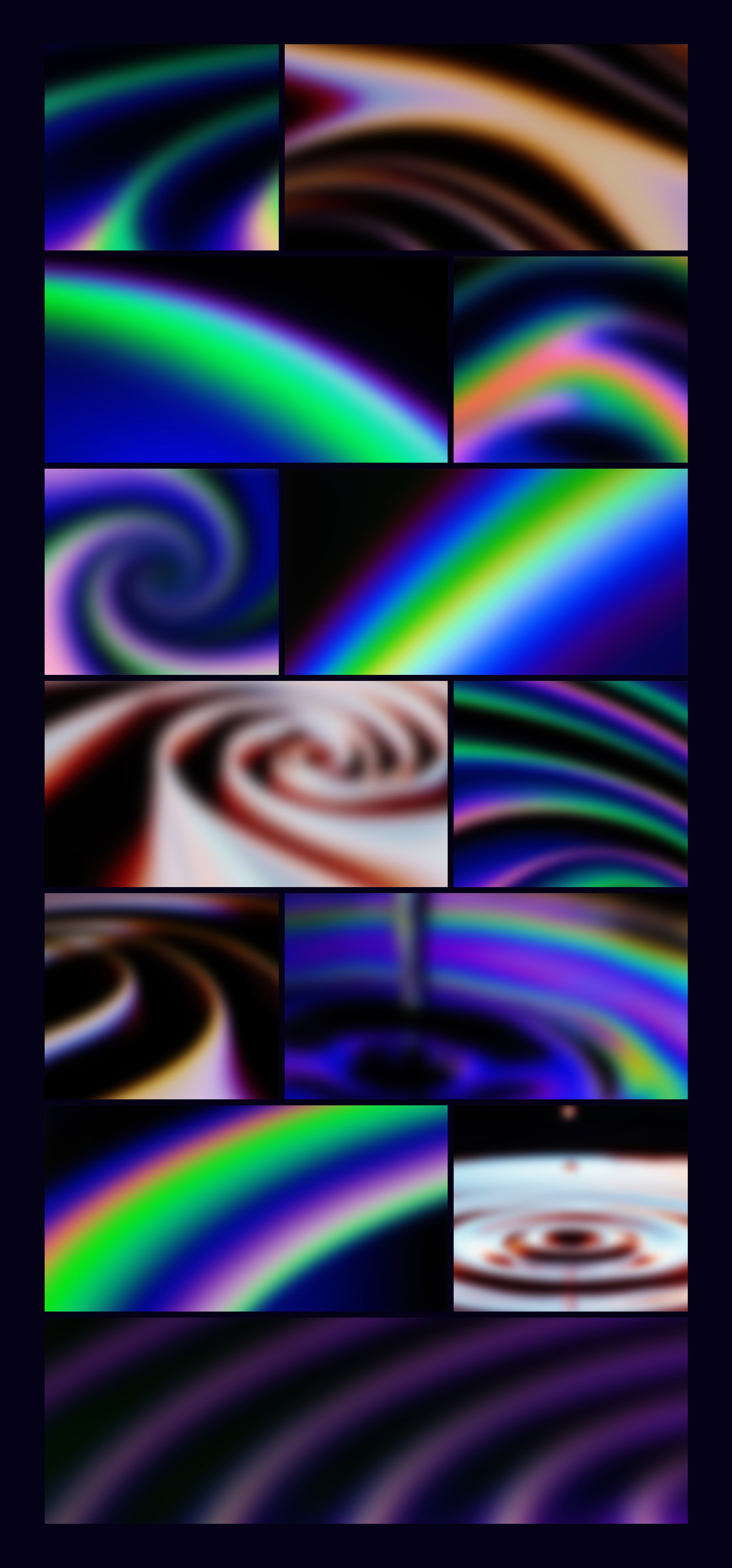 Holographic Background Set