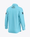 Men's Long Sleeve Shirt Mockup - Half Side View