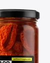 Glass Jar with Sun Dried Tomatoes Mockup