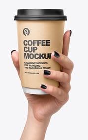 Coffee cup psd mockup