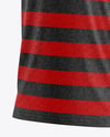 Men's Heather Raglan Polo Shirt Mockup - Half Side View