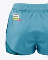 Women's Double-Layer Shorts Mockup - Back View