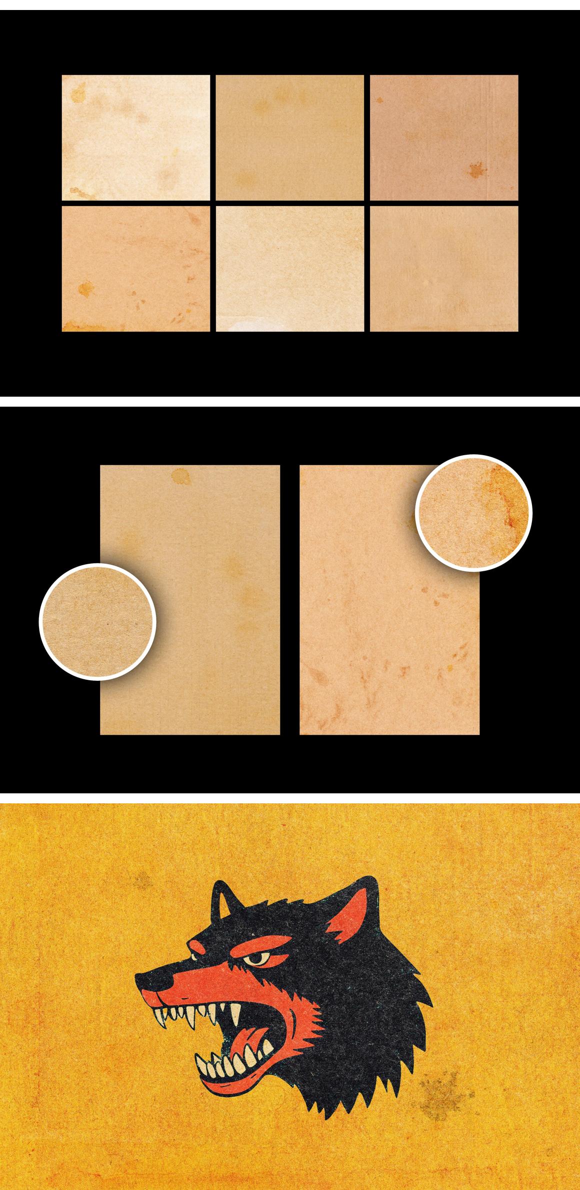 Brown Paper Overlay Textures