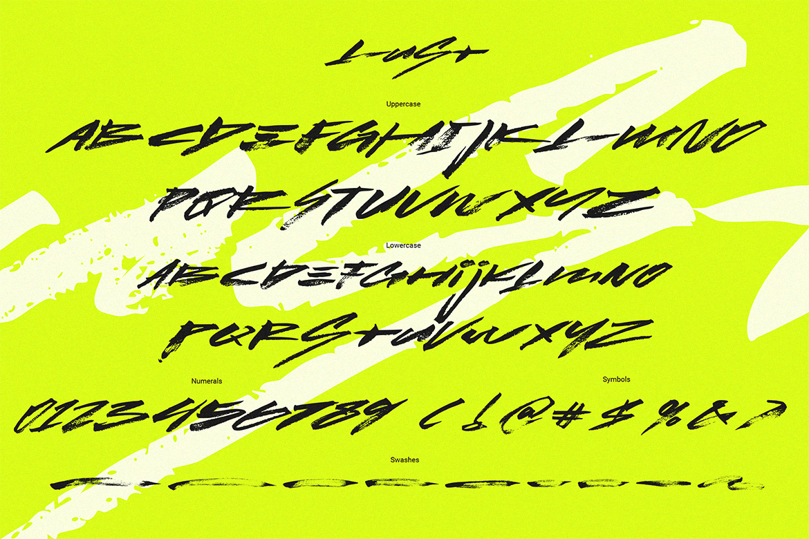 Lust | Handwritten Cyber Brush Font