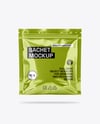 Metallic Sachet with Zip Lock Mockup