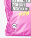 Glossy Stand-Up Pouch Mockup
