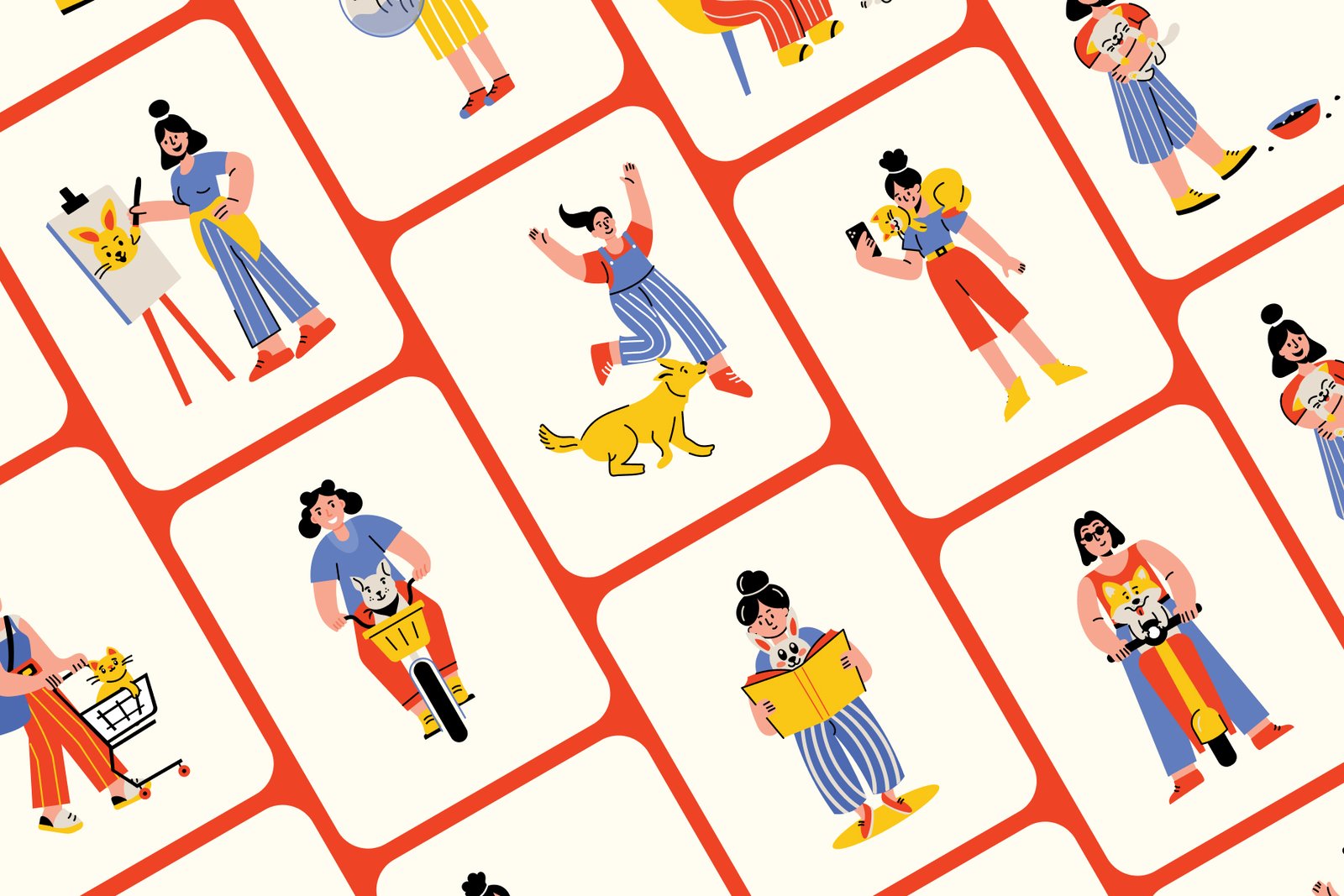 Pet Illustrations Art Set