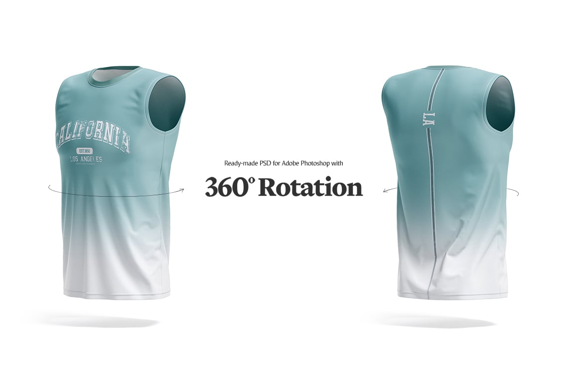Sleeveless Shirt Animated Mockup