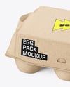 Egg Carton Packaging Mockup