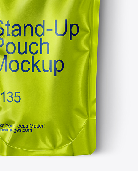 Metallized Stand Up Pouch Mockup