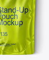 Metallized Stand Up Pouch Mockup