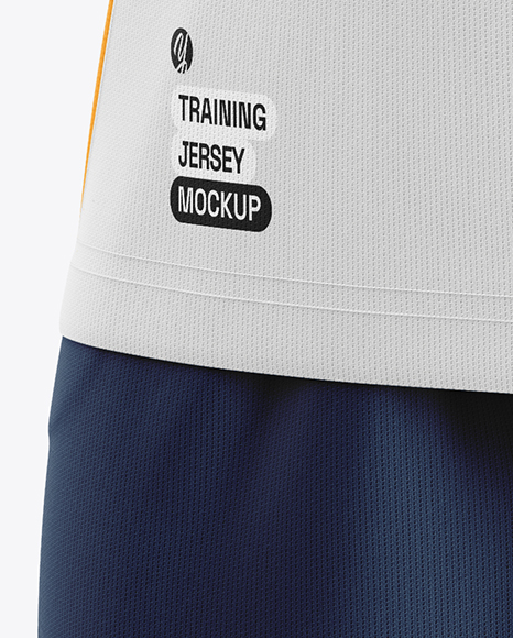 Training Short Sleeve Kit Mockup - Half Side View