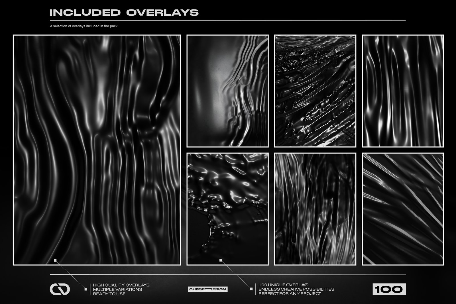 100 Plastic Wrap Textures