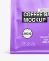 Matte Coffee Package Mockup