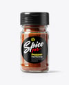 Glass Jar with Chili Powder Mockup
