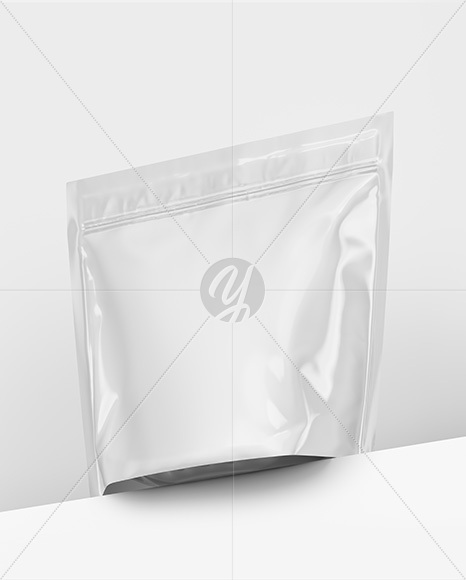 Glossy Stand-up Pouch Mockup