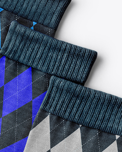 Three Socks Mockup