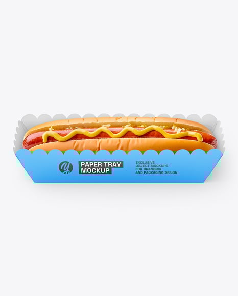 Paper Tray with Hot Dog Mockup - Medium+Box+Carrier+Packaging+Mockup+PSD+Mockup+|+Packaging+mockup,+Food+box+packaging,+Mockup