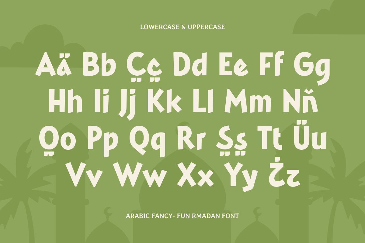 Arabic Fancy - Fun Ramadan Font