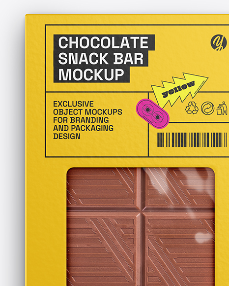 Milk Chocolate Bar Mockup