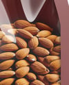 Paper Bag With Almond Nuts Mockup