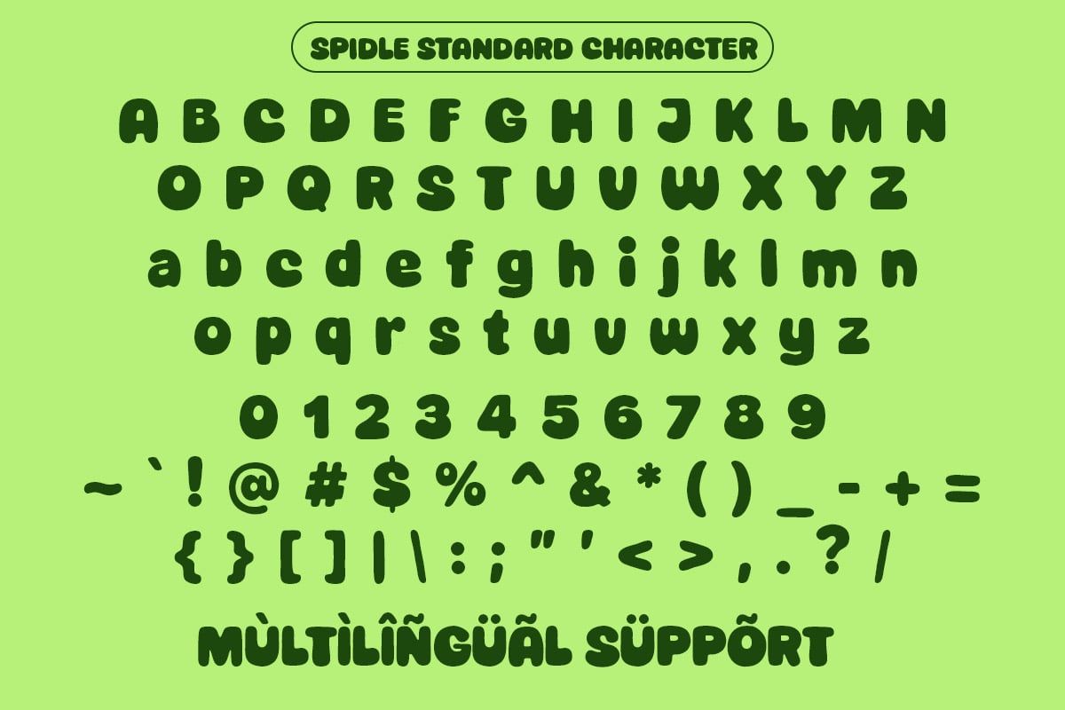 Spidle - Playful Fun Display Font
